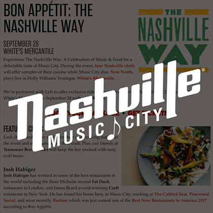 White's Mercantile is mentioned in Nashville Music City White's Mercantile is mentioned in Nashville Music City